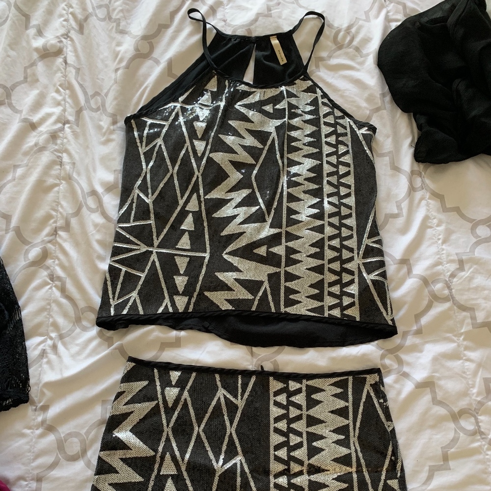 Matching Top and Skirt Set